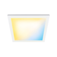 Produktbild för WiZ taklampa panel kvadrat vit Smart LED varm till kallvit i...