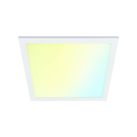 Produktbild för WiZ taklampa panel kvadrat vit Smart LED varm till kallvit i...