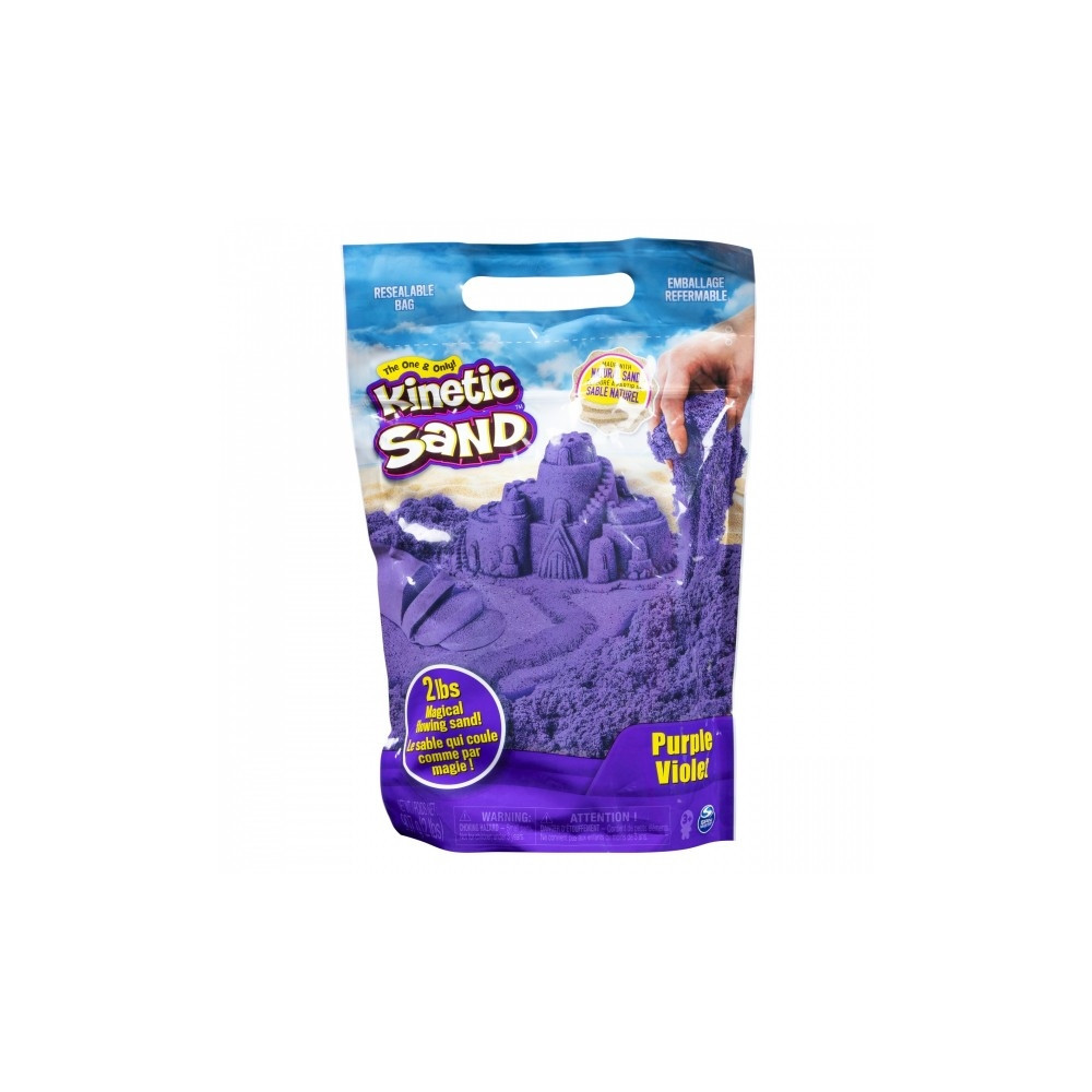 Produktbild för Kinetic Sand KNS RFL 2lb Colour Purple GML, Magisk sand för...