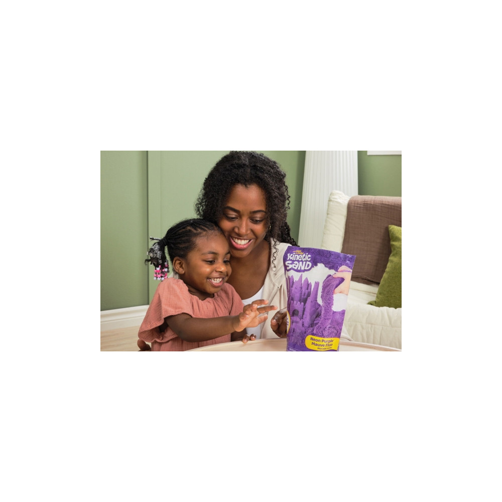 Produktbild för Kinetic Sand KNS RFL 2lb Colour Purple GML, Magisk sand för...
