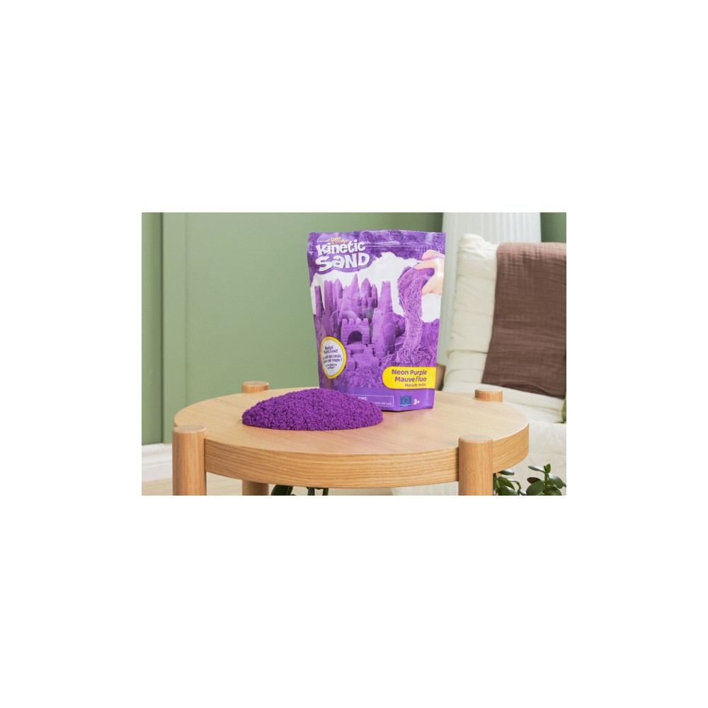 Produktbild för Kinetic Sand KNS RFL 2lb Colour Purple GML, Magisk sand för...
