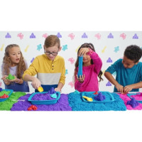 Produktbild för Kinetic Sand KNS RFL 2lb Colour Purple GML, Magisk sand för...