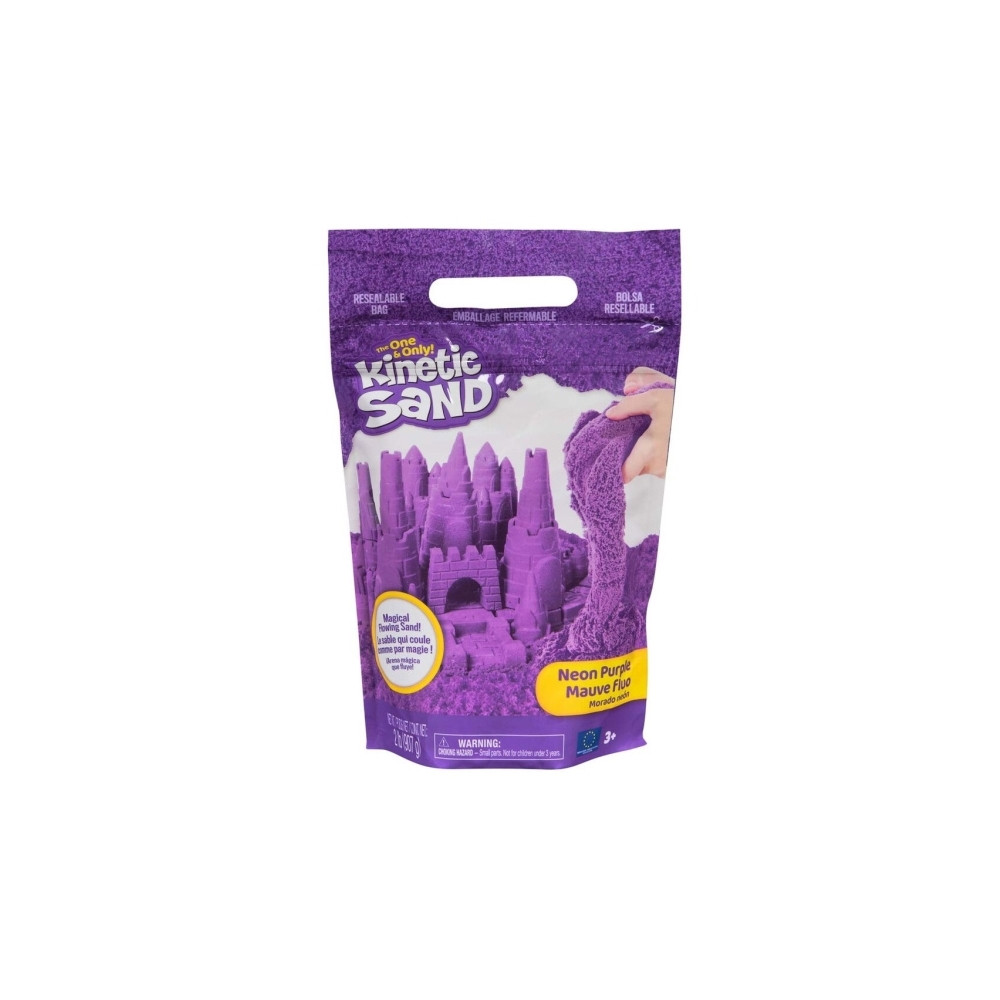 Produktbild för Kinetic Sand KNS RFL 2lb Colour Purple GML, Magisk sand för...