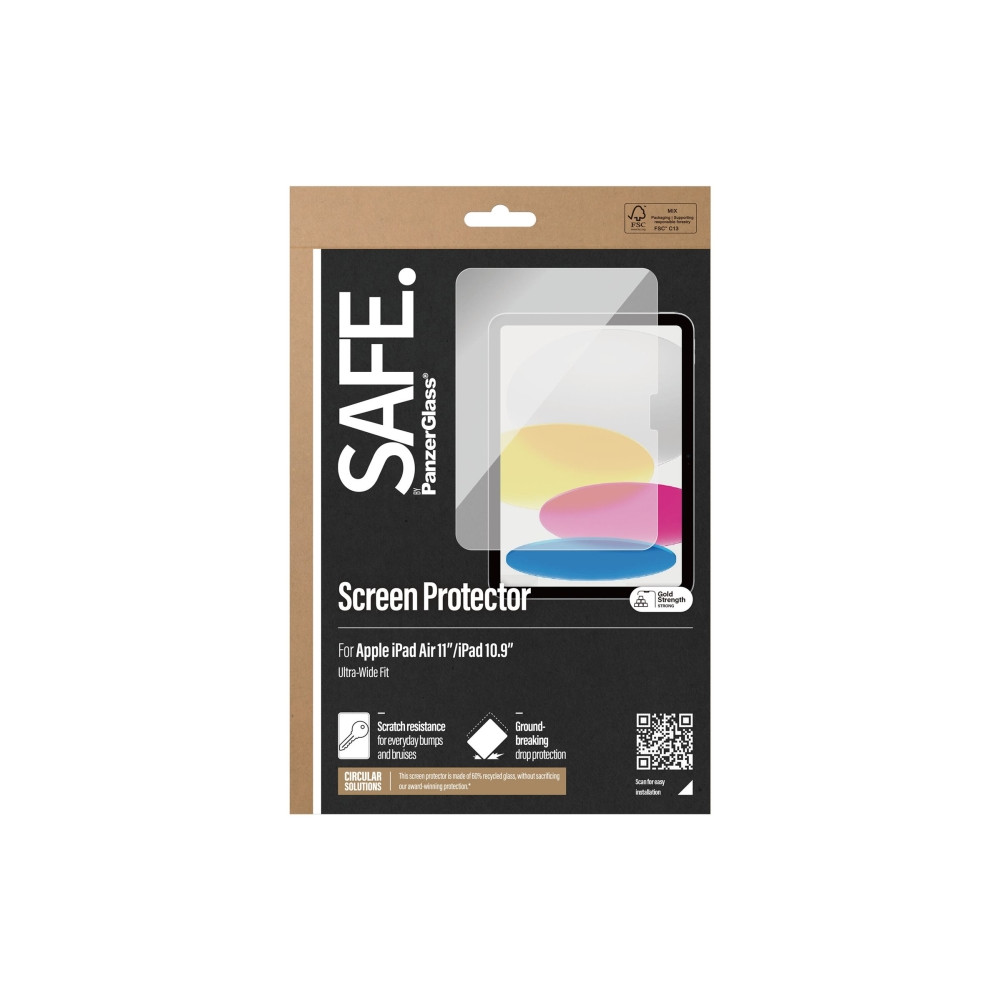 Produktbild för SAFE. by PanzerGlass - skärmskydd för surfplatta - ultrabred passning