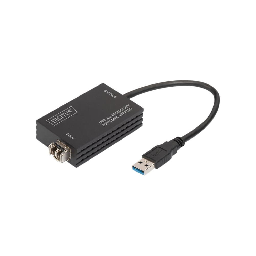 Produktbild för DIGITUS DN-3026 - nätverksadapter - USB 3.0 - Gigabit SFP x 1
