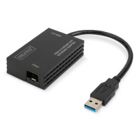 Produktbild för DIGITUS DN-3026 - nätverksadapter - USB 3.0 - Gigabit SFP x 1