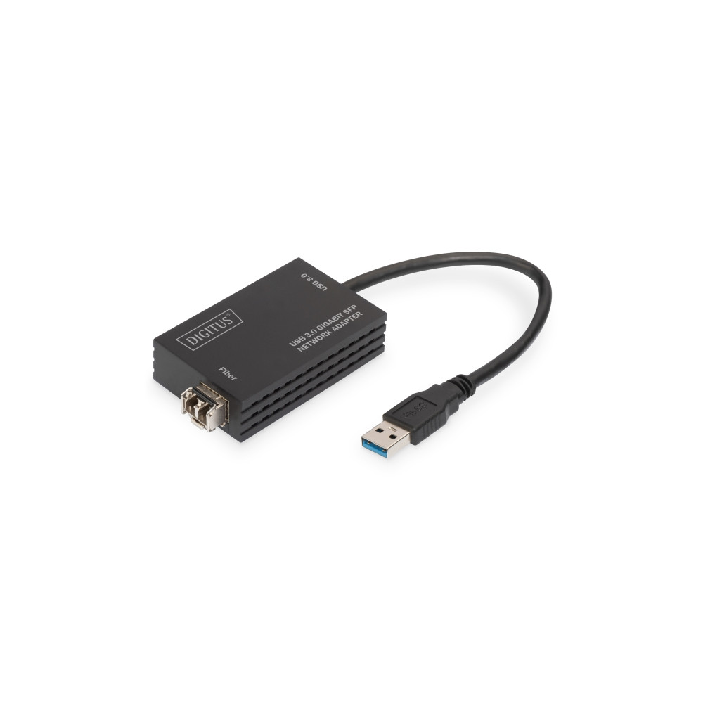 Produktbild för DIGITUS DN-3026 - nätverksadapter - USB 3.0 - Gigabit SFP x 1