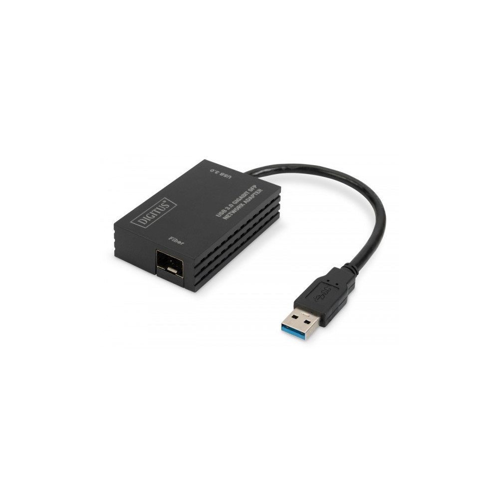 Produktbild för DIGITUS DN-3026 - nätverksadapter - USB 3.0 - Gigabit SFP x 1