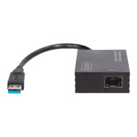 Produktbild för DIGITUS DN-3026 - nätverksadapter - USB 3.0 - Gigabit SFP x 1