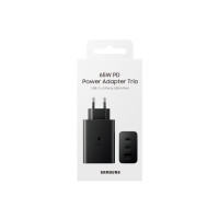 Produktbild för Samsung EP-T6530 strömadapter - 2 x USB-C, USB - 65 watt