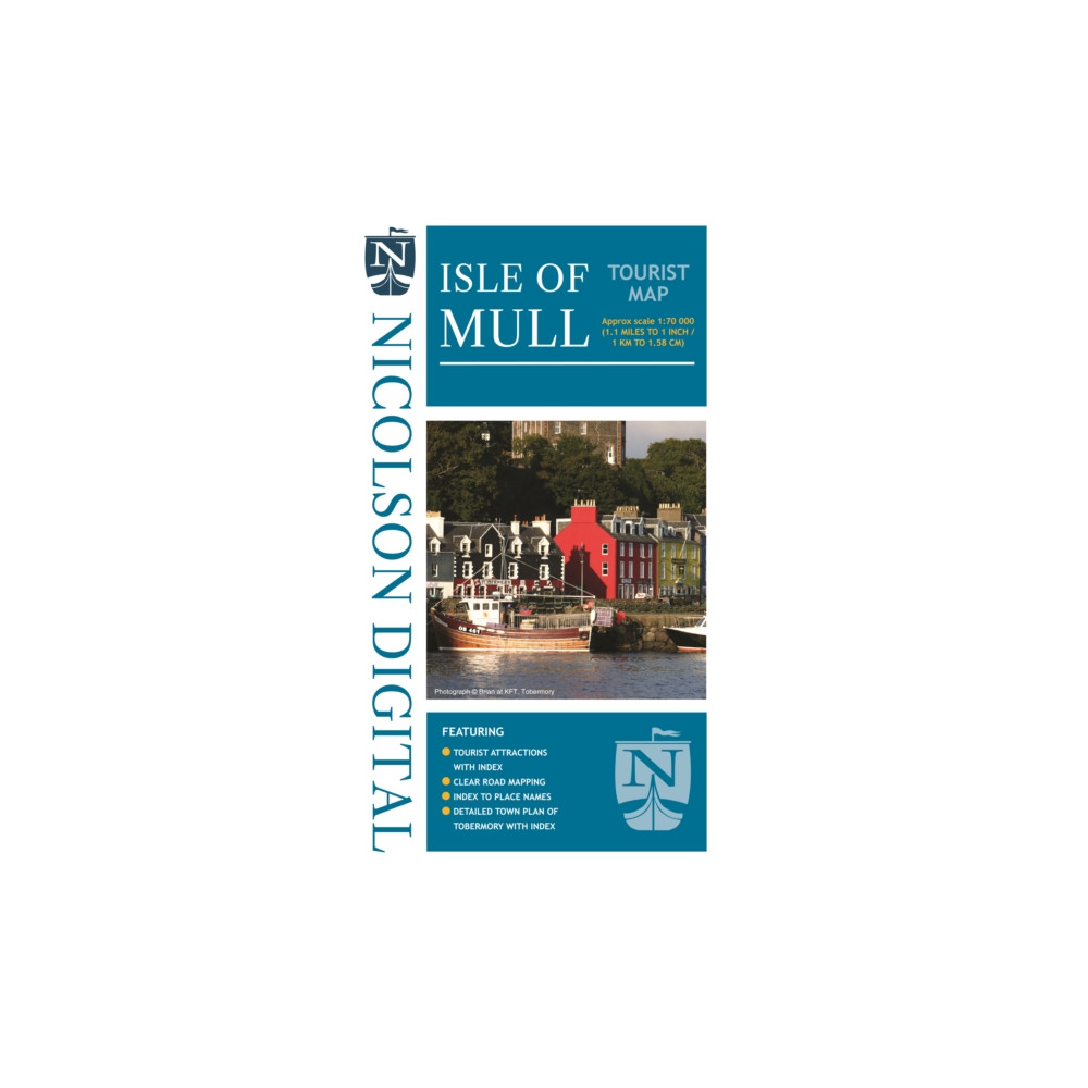 Produktbild för Nicolson Isle of Mull Tourist Map