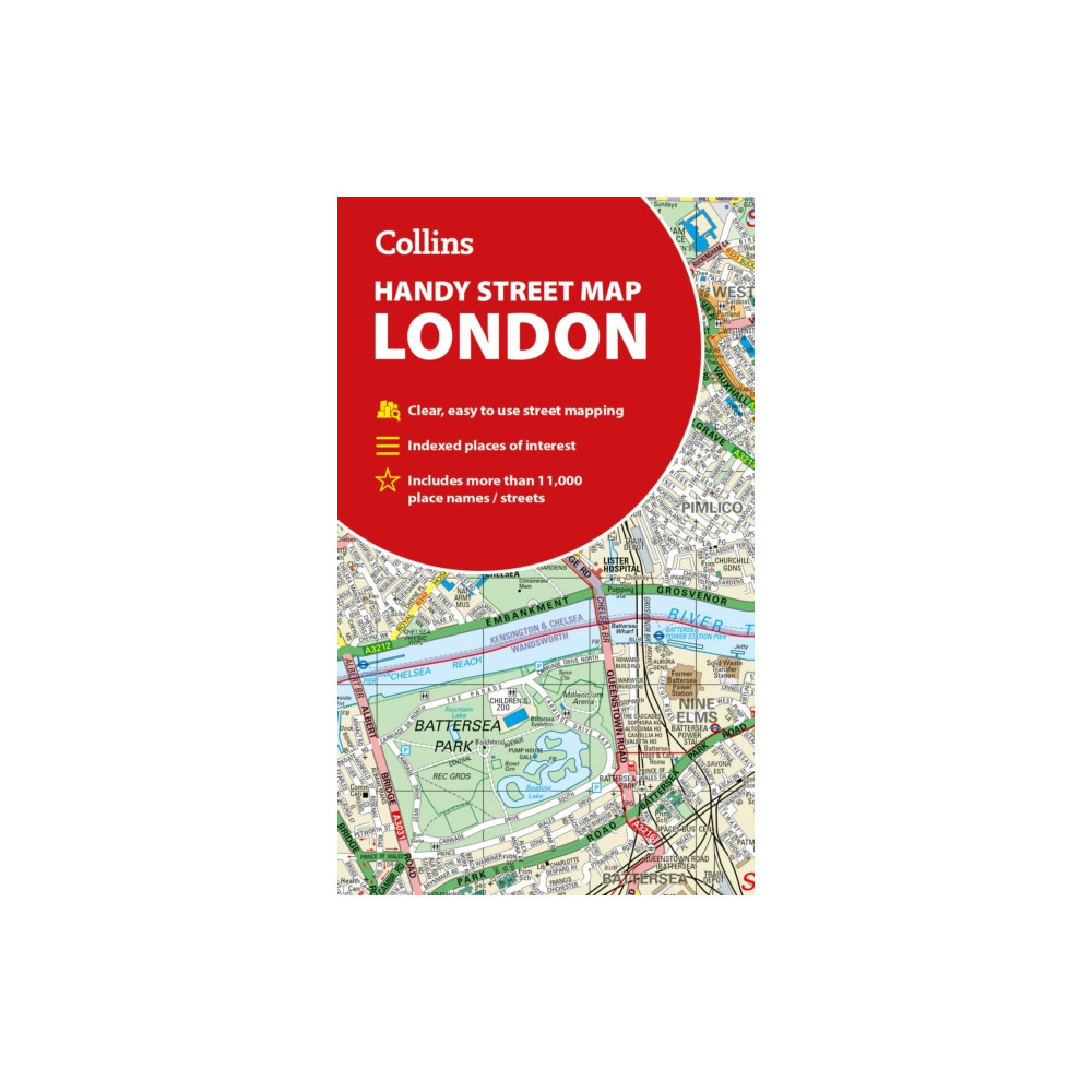 Produktbild för Collins London Handy Street Map