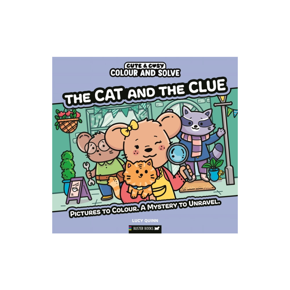 Produktbild för Colour and Solve: The Cat and the Clue (häftad, eng)