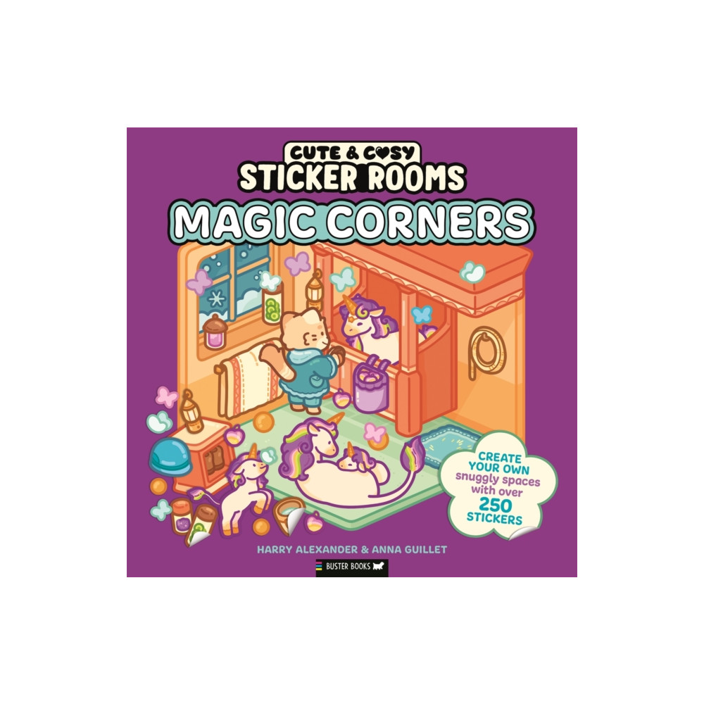 Produktbild för Sticker Rooms: Magic Corners (häftad, eng)