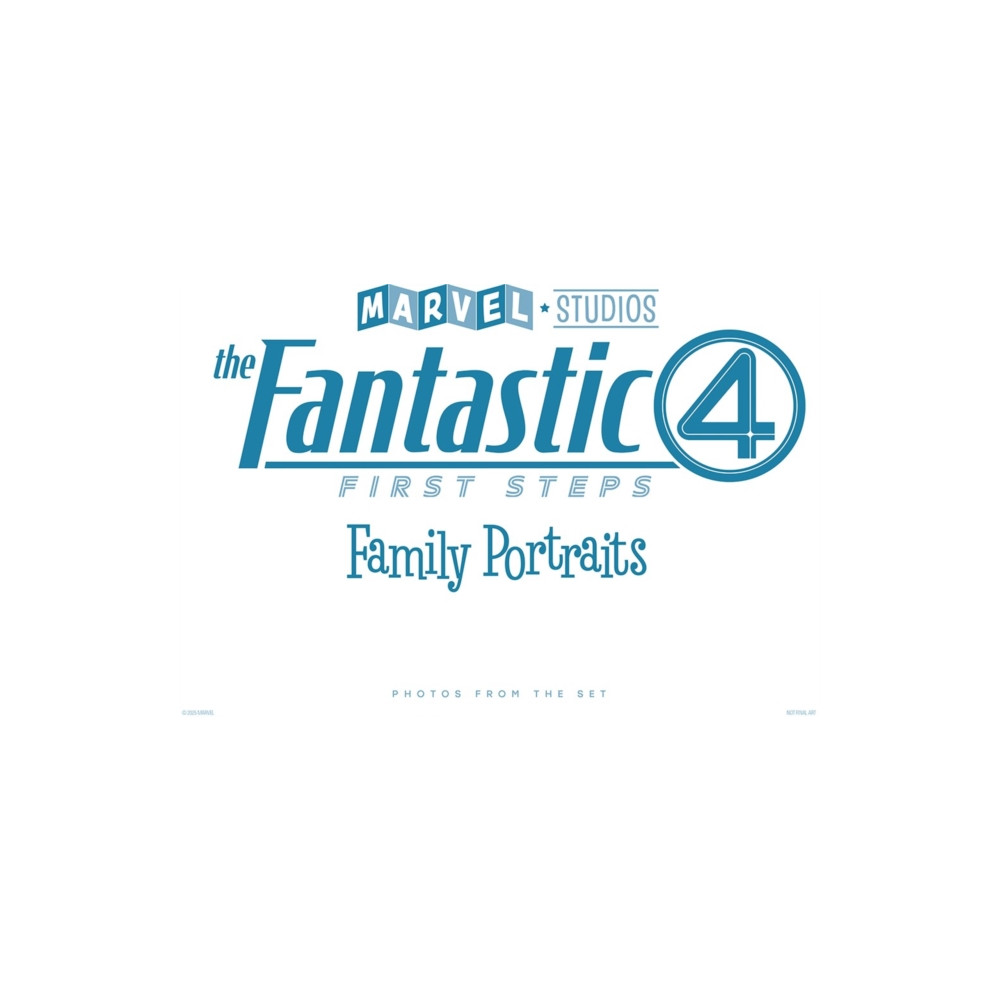 Produktbild för Marvel Studios' The Fantastic Four: First Steps - Family Portraits: Photos From The Set (inbunden, eng)