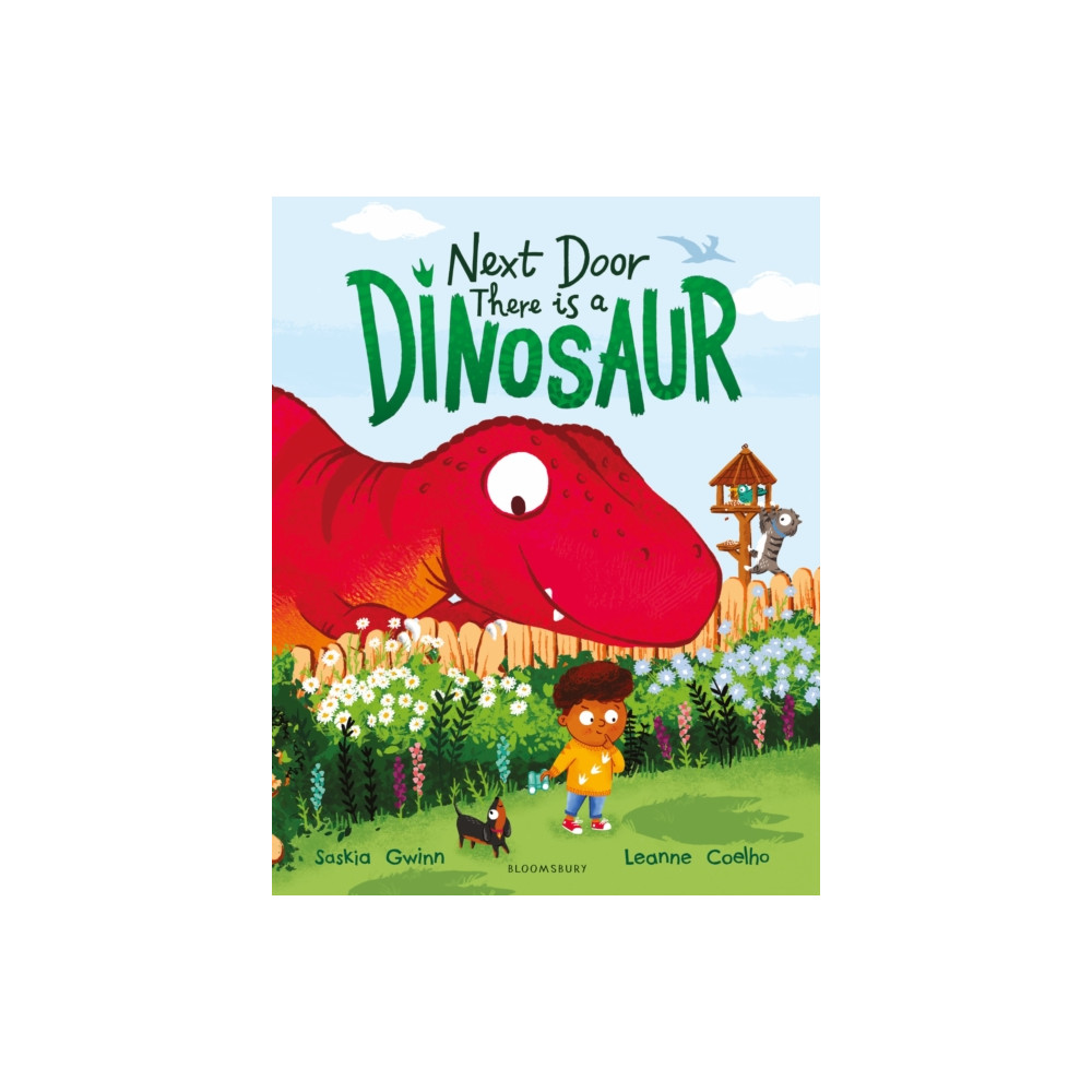 Produktbild för Next Door There is a Dinosaur (häftad, eng)