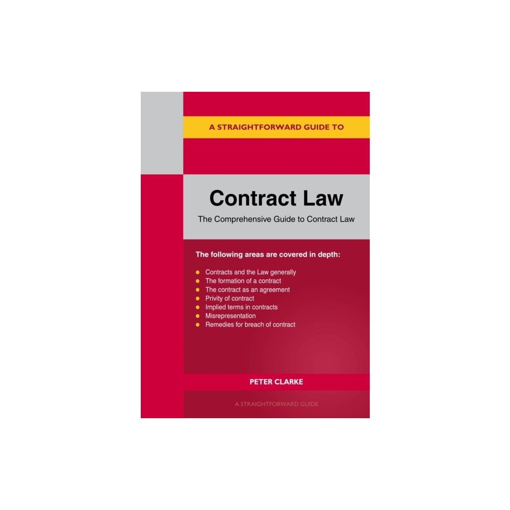 Produktbild för A Straightforward Guide to Contract Law (häftad, eng)