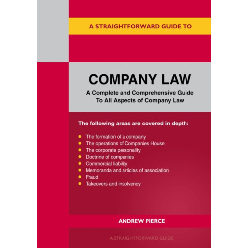 Straightforward Publishing A Straightforward Guide to Company Law (häftad, eng)