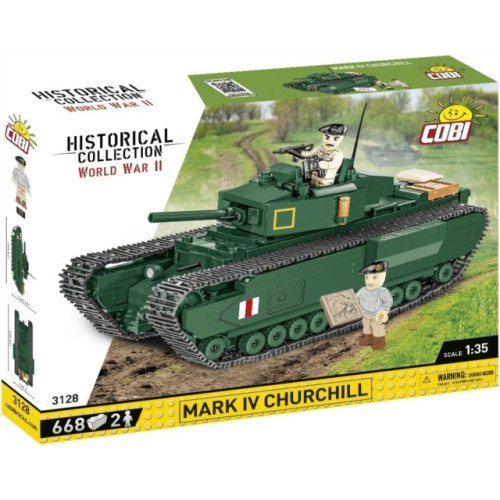 COBI TOYS 668 PCS HC WWII /3128/ MARK IV CHURCHILL