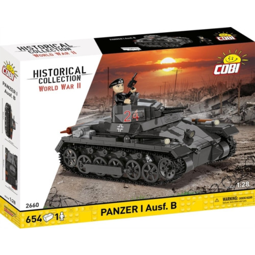 COBI TOYS 654 PCS HC WWII /2660/ PANZER I (FRANCE 1940)