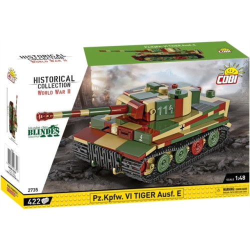 COBI TOYS HC WWII /2735/P.Z. KPFW  VI TIGER AUSF. E