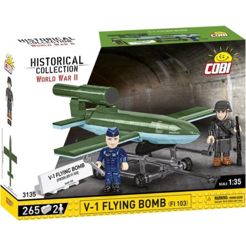 COBI TOYS HC WWII /3135/ V-1 FLYING  BOMB (FI 103) scale 1:35 - 265 pcs