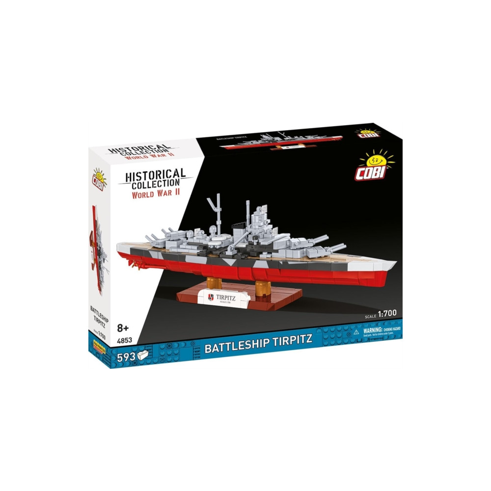 Produktbild för 600  PCS HC WWII /4853/ Battleship TIRPITZ scale 1:700