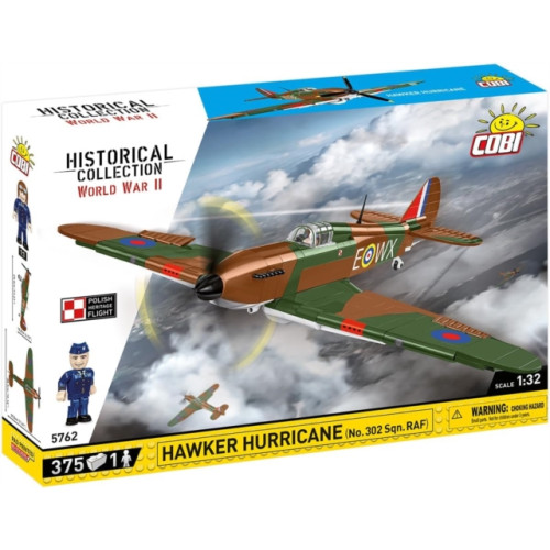 COBI TOYS HC WWII /5762/ HAWKER HURRICANE (NO.302) 373 KL.