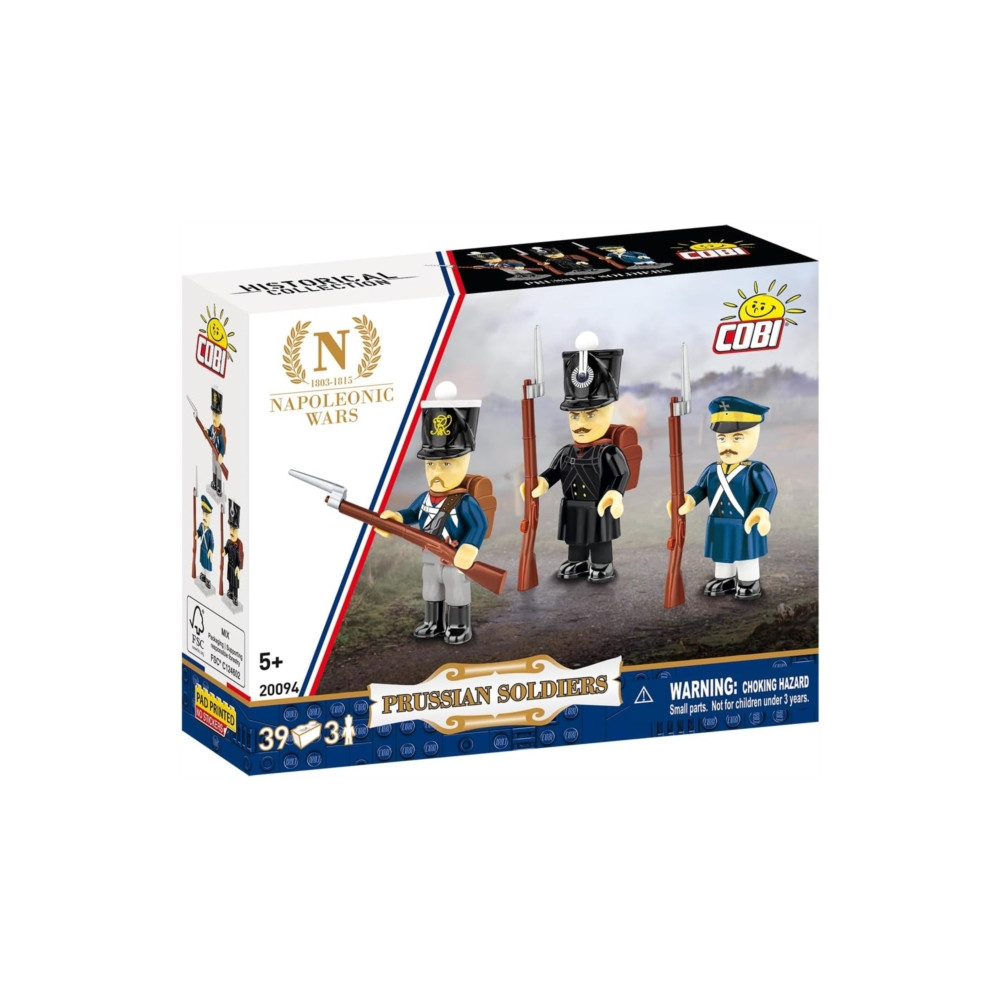 Produktbild för 39 PCS  HC NW /20094/ 3 FIGURINES SET  (PRUSIAN)