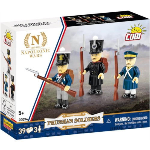 COBI TOYS 39 PCS  HC NW /20094/ 3 FIGURINES SET  (PRUSIAN)