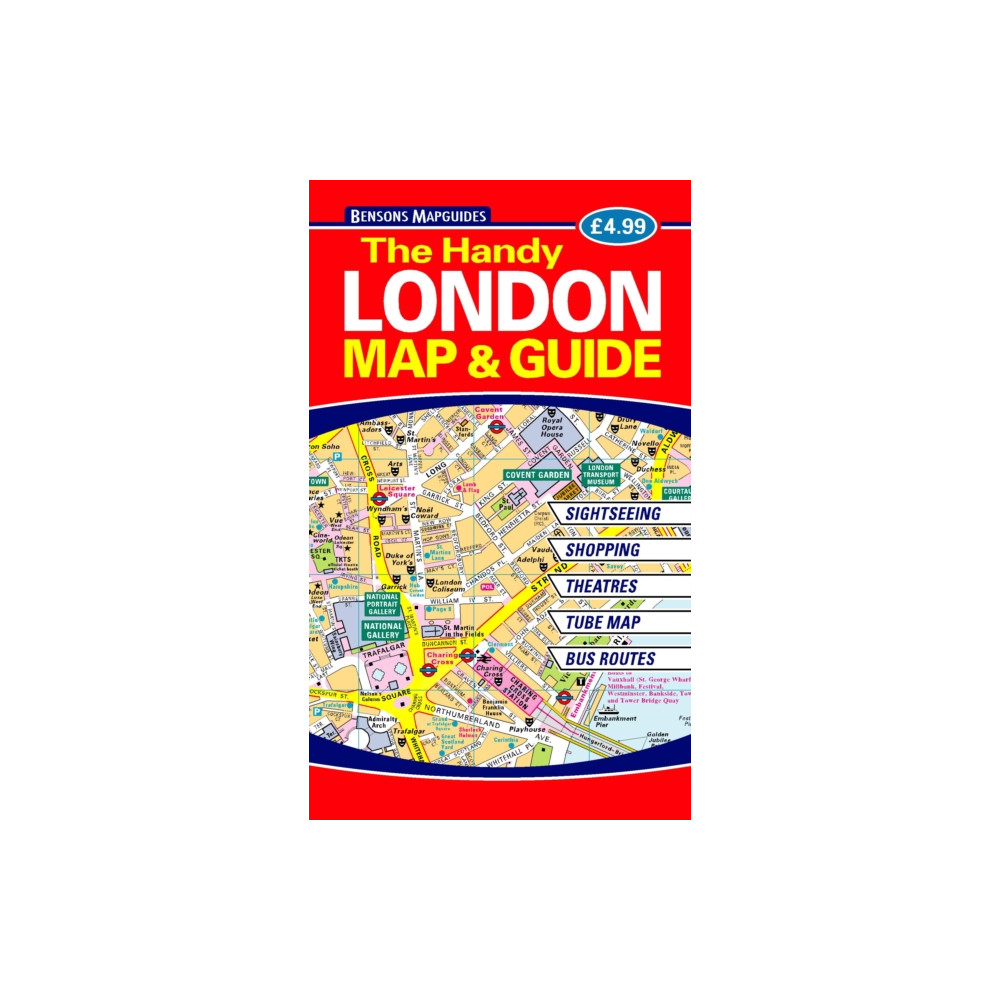 Produktbild för The Handy London Map & Guide (häftad, eng)