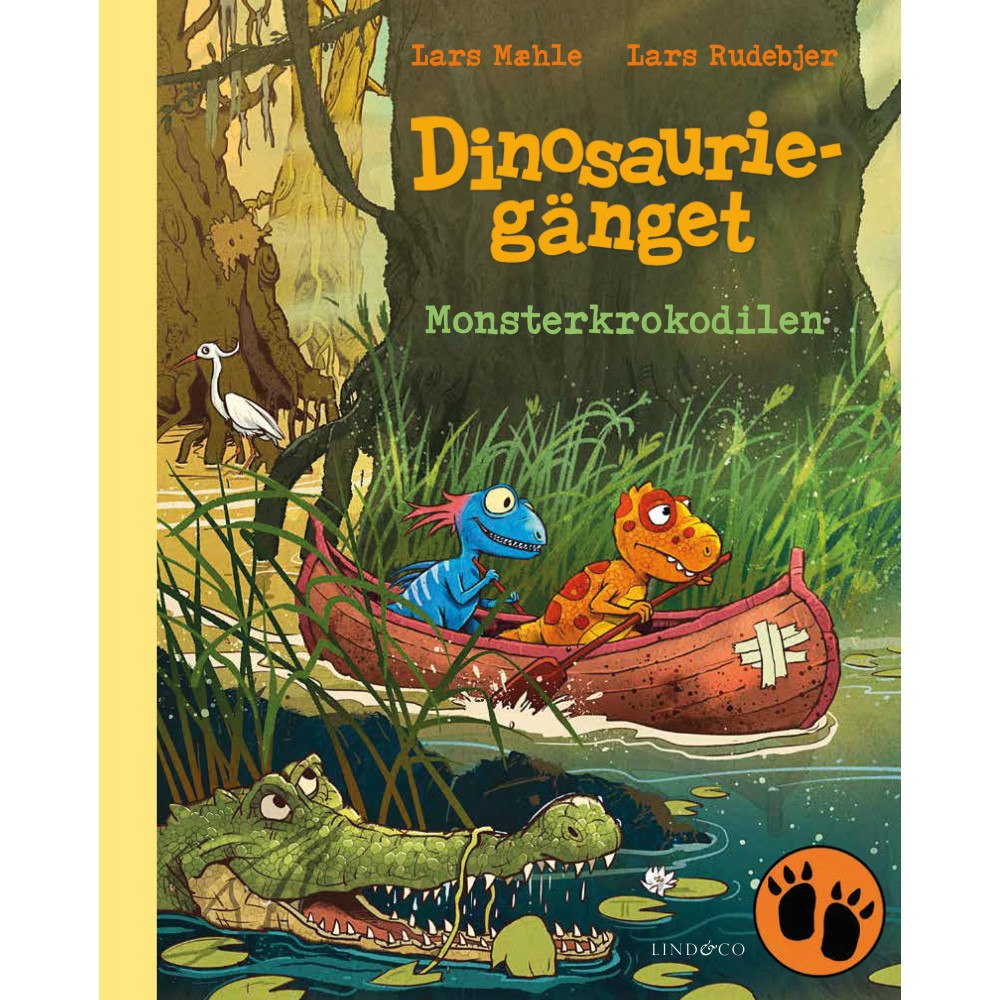Produktbild för Dinosauriegänget. Monsterkrokodilen (inbunden)