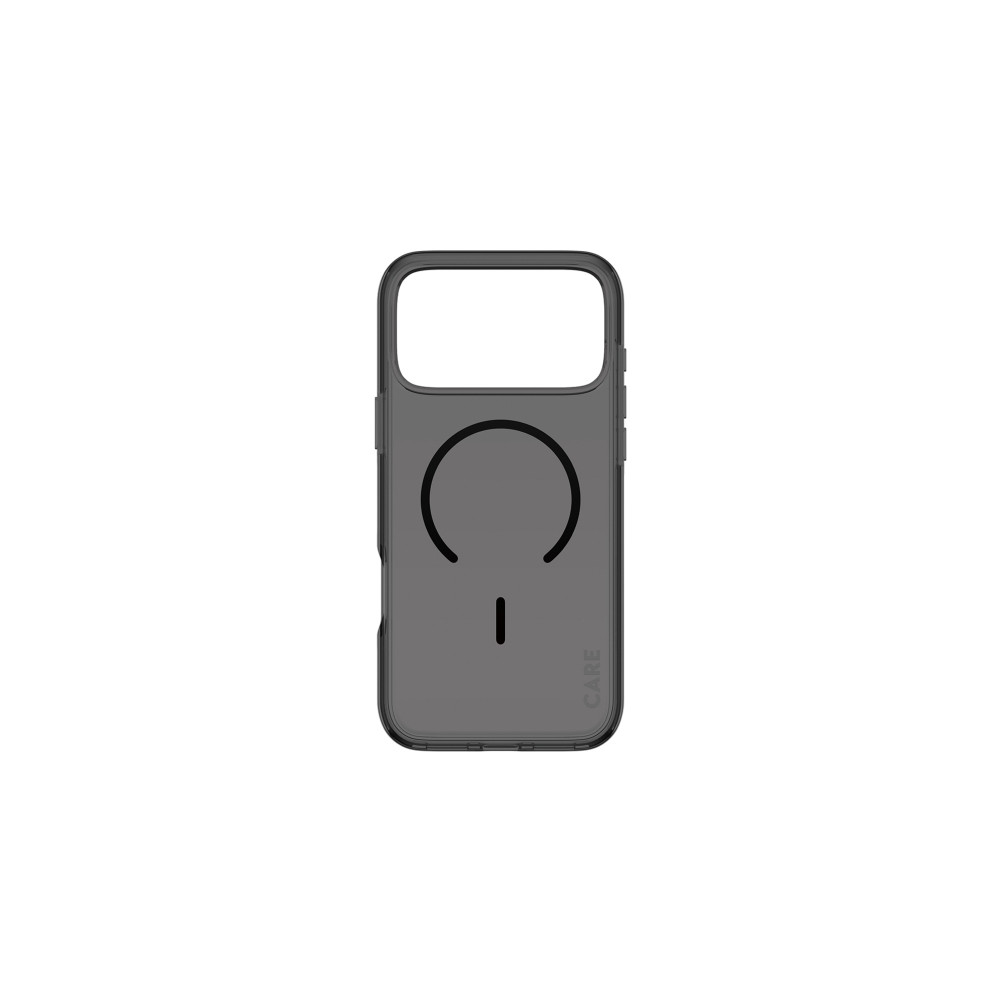 Produktbild för PanzerGlass CARE™ by ® Smokey Case w. Black MagSafe iPhone 1...