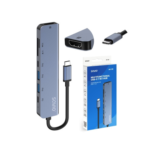 SAVIO Savio SAVIO AK-71 USB-C HUB
