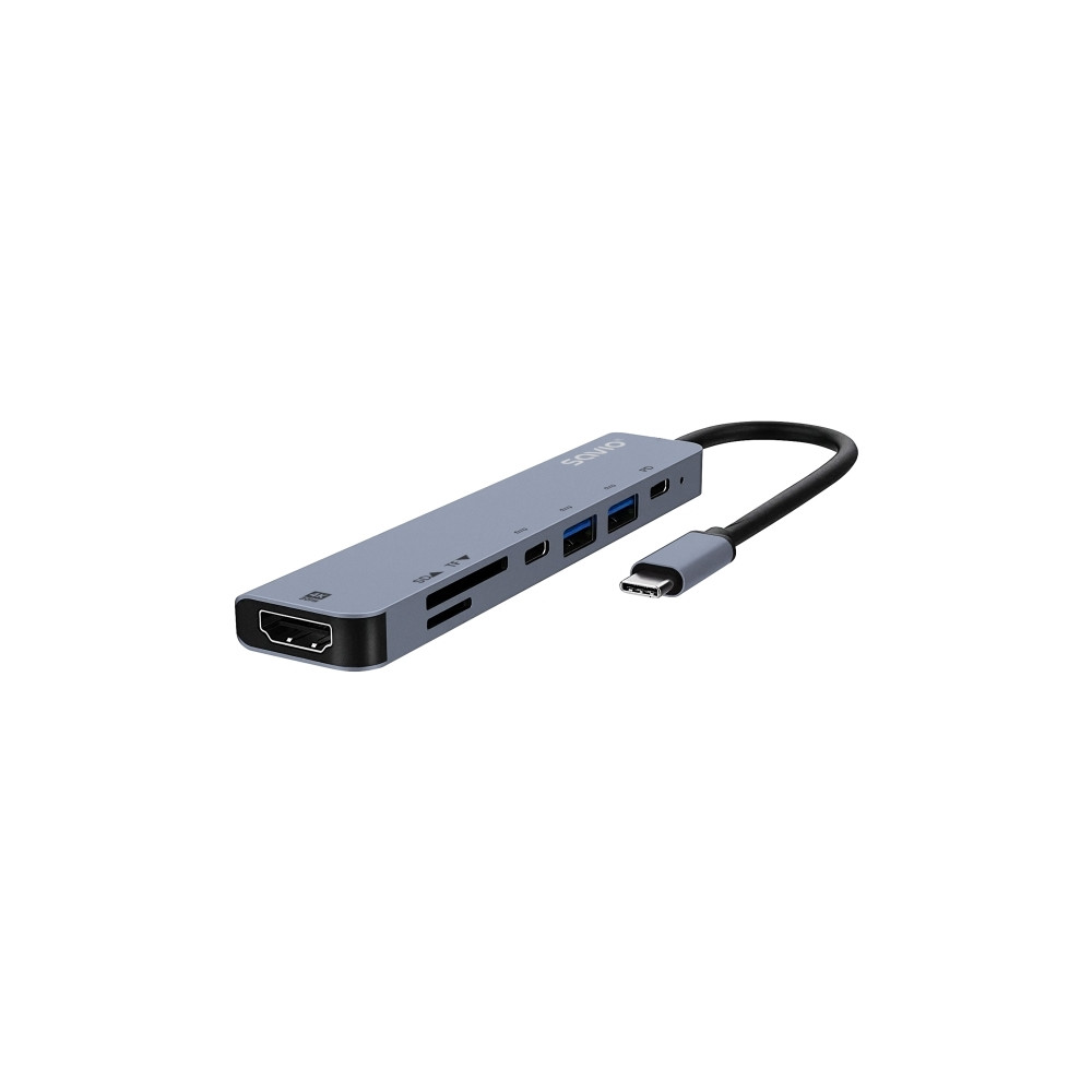 Produktbild för Savio SAVIO AK-71 USB-C HUB