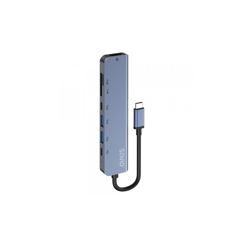 Produktbild för Savio SAVIO AK-71 USB-C HUB