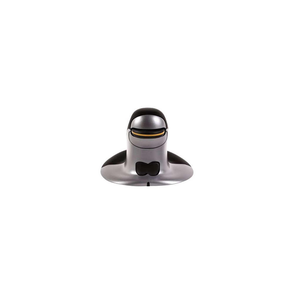 Produktbild för Fellowes Penguin Large - vertikal mus - 2.4 GHz - svart, silver