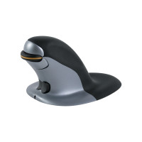 Produktbild för Fellowes Penguin Large - vertikal mus - 2.4 GHz - svart, silver