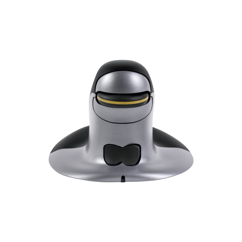 Produktbild för Fellowes Penguin Large - vertikal mus - 2.4 GHz - svart, silver