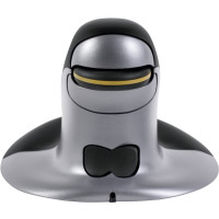 Produktbild för Fellowes Penguin Large - vertikal mus - 2.4 GHz - svart, silver