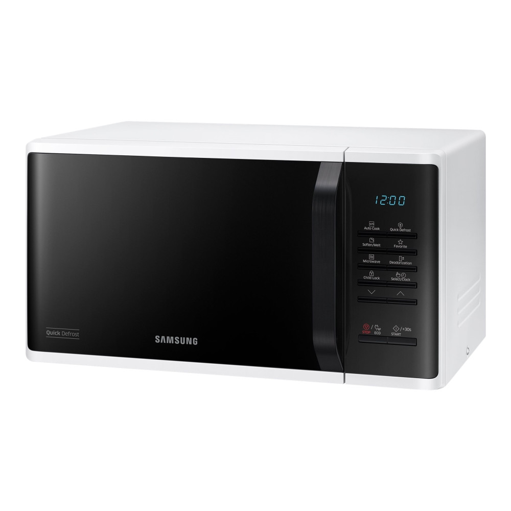 Produktbild för Samsung MS23K3513AW - mikrovågsugn - fristående - vit