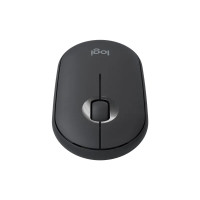Produktbild för Logitech Pebble M350 - mus - 2.4 GHz, Bluetooth - grafit