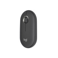 Produktbild för Logitech Pebble M350 - mus - 2.4 GHz, Bluetooth - grafit