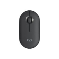 Produktbild för Logitech Pebble M350 - mus - 2.4 GHz, Bluetooth - grafit