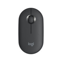 Produktbild för Logitech Pebble M350 - mus - 2.4 GHz, Bluetooth - grafit