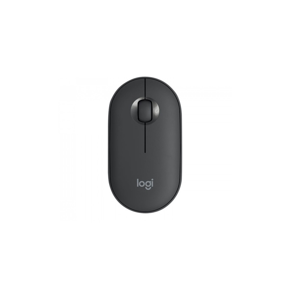 Produktbild för Logitech Pebble M350 - mus - 2.4 GHz, Bluetooth - grafit