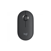 Produktbild för Logitech Pebble M350 - mus - 2.4 GHz, Bluetooth - grafit