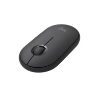 Produktbild för Logitech Pebble M350 - mus - 2.4 GHz, Bluetooth - grafit
