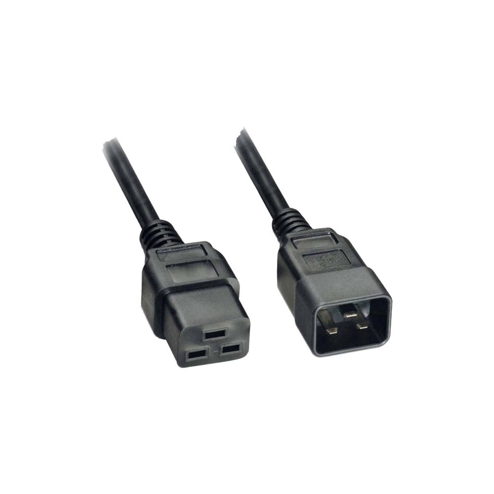 Produktbild för Akyga AK-UP-03 - strömkabel - IEC 60320 C20 till IEC 60320 C19 - 1.8 m