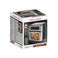 Produktbild för ProfiCook PC-FR 1200 H - varmluftsfritös - rostfritt stål/svart